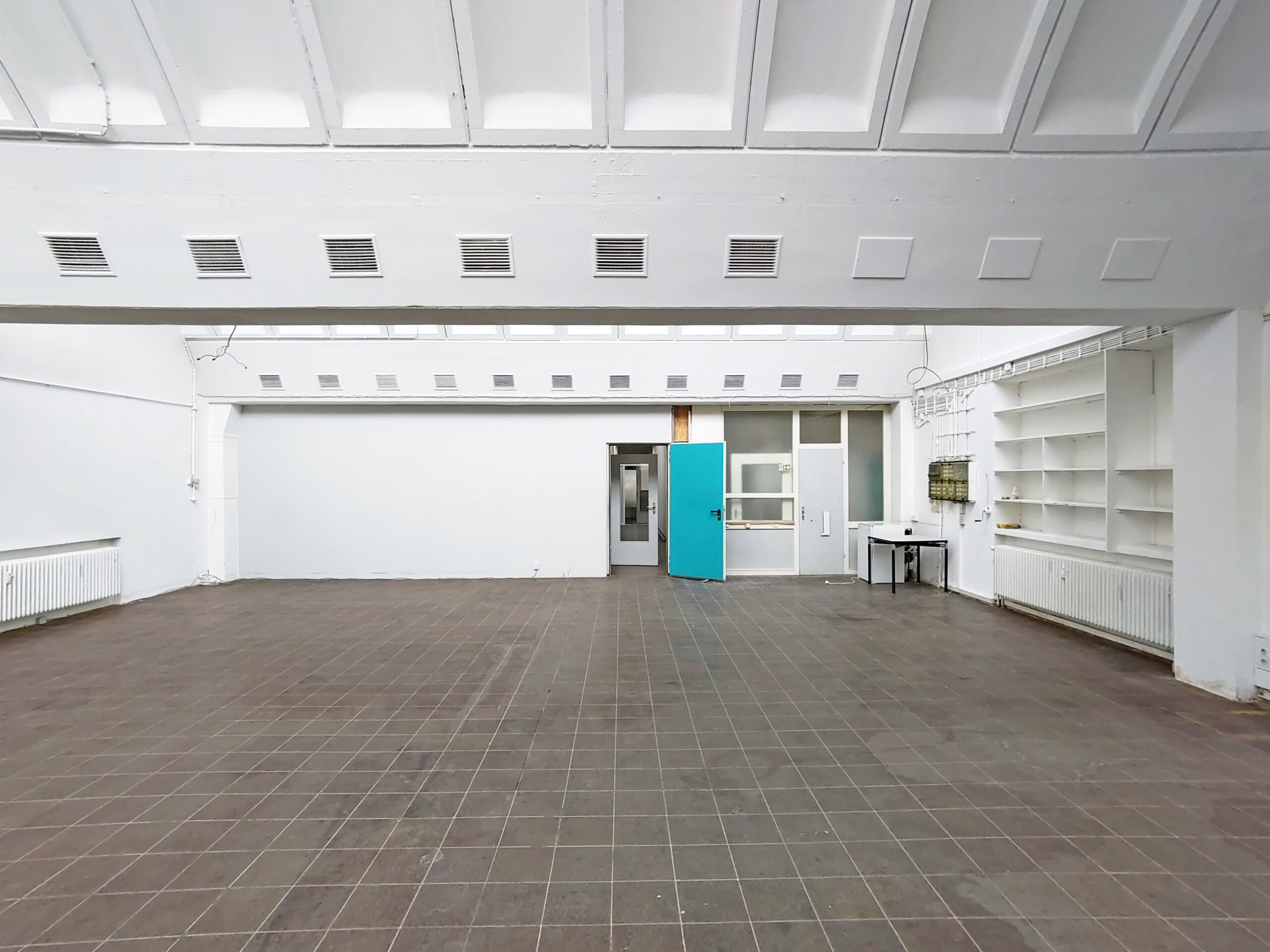 Innenräume des zukünftigen Magazins in der Kasernstraße 4